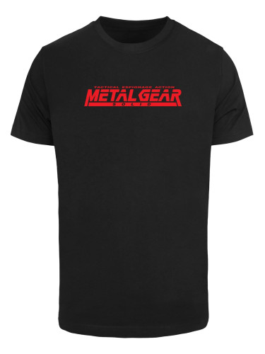Men's T-shirt with Metal Gear Solid logo black
