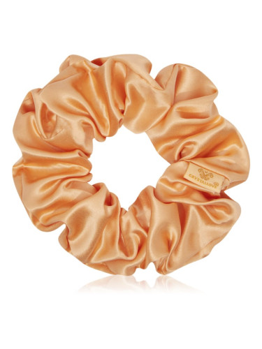 Crystallove Mulberry Silk Scrunchie копринен ластик за коса Peach fuzz 1 бр.