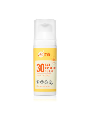 Derma Sun Lotion слънцезащитен лосион за лице SPF 30 50 мл.
