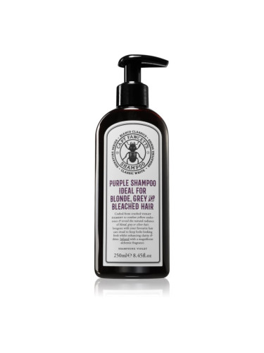 Captain Fawcett Shampoo Purple лилав тониращ шампоан за сива коса 250 мл.