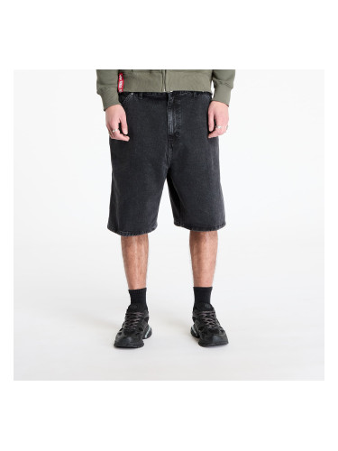 Къси панталони Carhartt WIP Rivet Short Black Stone Washed S