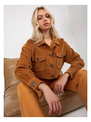 Shirt-D60002M11008C2-light brown