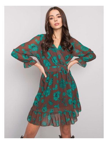 Dress-DHJ-SK-12220-3.51P-brown