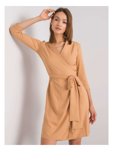 Dress-LK-SK-507665.17P-camel