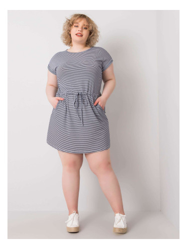 Dress-RV-SK-6632.25-white-navy blue