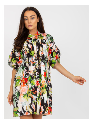 Dress-DHJ-SK-6871-2.91P-Black-Green