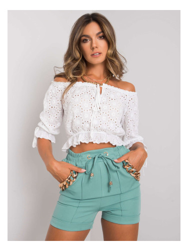 Shorts-DHJ-SN-13260.38P-Turquoise