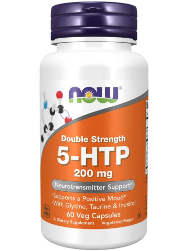 NOW - 5-HTP 200 МГ - 60 Капсули