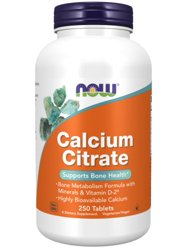 NOW - Calcium Citrate 300 МГ - 250 Таблетки