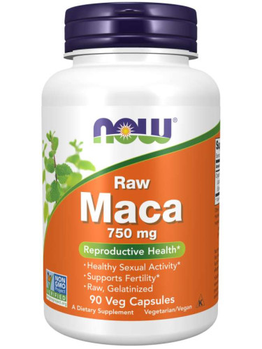 NOW - MACA 750 MG (6:1 CONC) - 90 vcaps