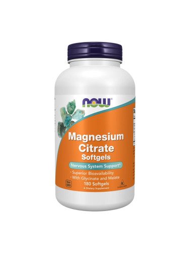 NOW - Magnesium Citrate 134 МГ - 180 Дражета