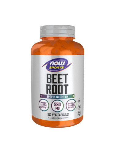 NOW - Beet Root 550 mg - 180 веган капсули