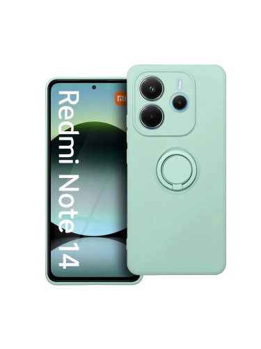 Силиконов кейс bSmart Finger Grip, За Xiaomi Redmi Note 14 5G, Светлозелен