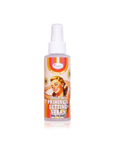 theBalm Twice as Nice Priming & Setting Spray фон дьо тен фиксатор 100 мл.