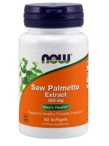 NOW - Saw Palmetto Extract 160 МГ - 60 Дражета