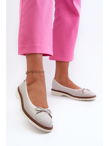 Дамски маратонки тип балерина от естествена кожа Maciejka