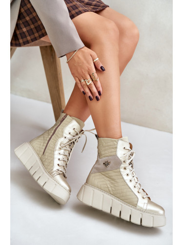 Кожени Боти На Платформа Maciejka