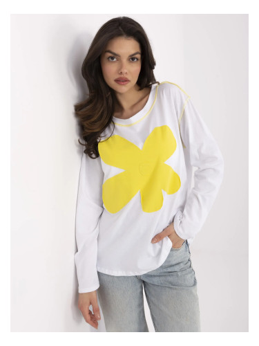 Blouse-MI-BZ-M6169.03-white-yellow