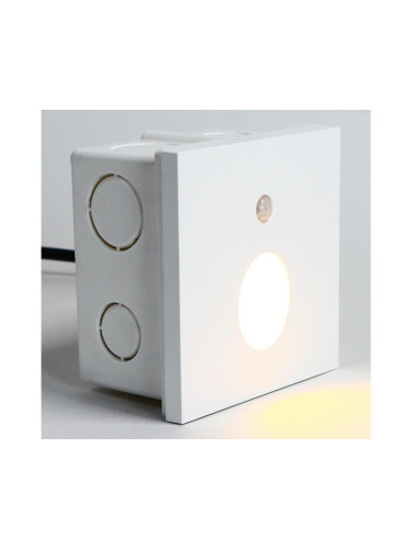 Emithor 70432 - LED осветително за стълби с сензор OLIVE LED/1W/230V бяло