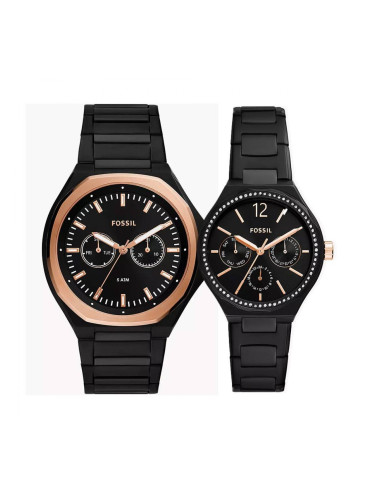 Комплект часовници за двойки Fossil His and Hers BQ2645SET