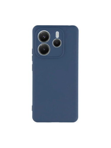 Силиконов кейс iPaky матиран, За Xiaomi Redmi Note 14 5G, Тъмносин