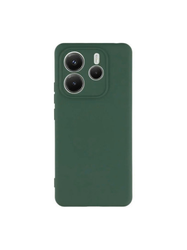 Силиконов кейс iPaky матиран, За Xiaomi Redmi Note 14 5G, Тъмнозелен