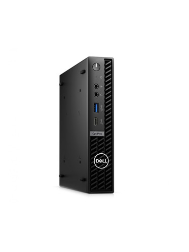 Настолен компютър Dell OptiPlex 7020 MFF Plus, Intel Core i5-14500 vPro (24MB Cache, 14 cores, up to 5.0 GHz), 16GB DDR5, 1X16GB, 5600, 512GB SSD PCIe NVMe M.2, Intel Integrated Graphics, Wi-Fi 6E, Bulgarian Keyboard&Mouse, 180W, Win 11 pro, 3Y PS