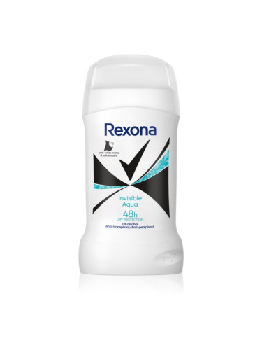 Rexona Invisible Aqua дезодорант стик срещу бели и жълти петна 50 мл.