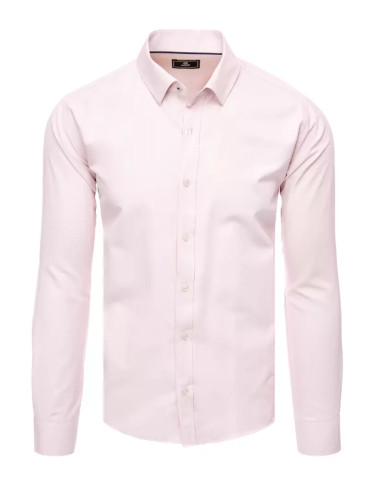 Koszula męska elegancka jasnoróżowa Dstreet