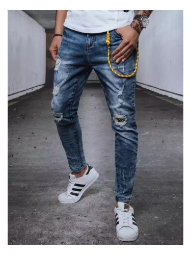 Spodnie męskie jeansowe niebieskie Dstreet