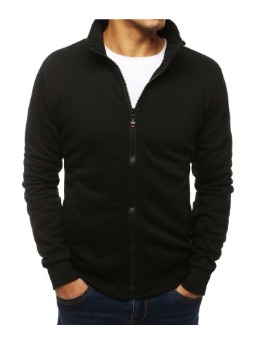 DStreet Bluza męska rozpinana bez kaptura czarna