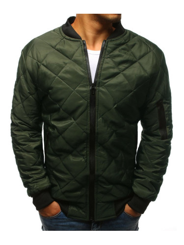 DStreet Kurtka męska pikowana bomber jacket zielona
