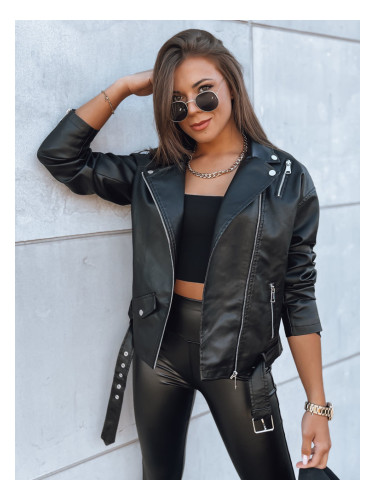 Kurtka damska skórzana VOGUE GLAM czarna Dstreet