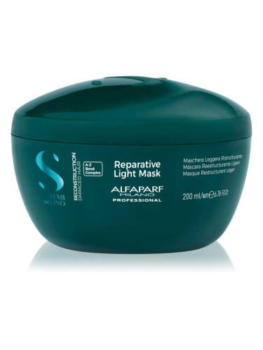 Alfaparf Milano Semi di Lino Reconstruction Reparative Light Mask регенерираща маска за увредена коса за фина коса 200 мл.