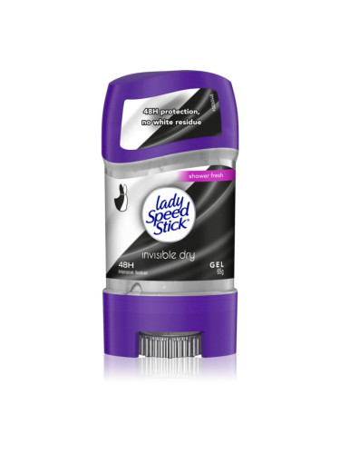 Lady Speed Stick Invisible Dry гел против изпотяване с 48 часов ефект за жени 65 гр.