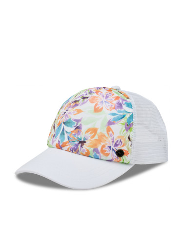 Шапка с козирка Roxy Beautiful Morni ERJHA04129 Бял