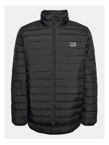 Quiksilver Пухено яке Scaly Fz EQYJK04007 Черен Regular Fit
