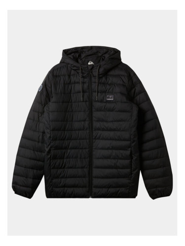 Quiksilver Преходно яке Scaly Hood Jckt EQYJK04008 Черен Regular Fit
