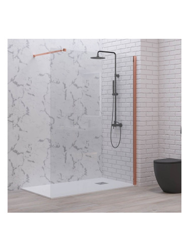 Душ параван Walkin 1 Rose Gold