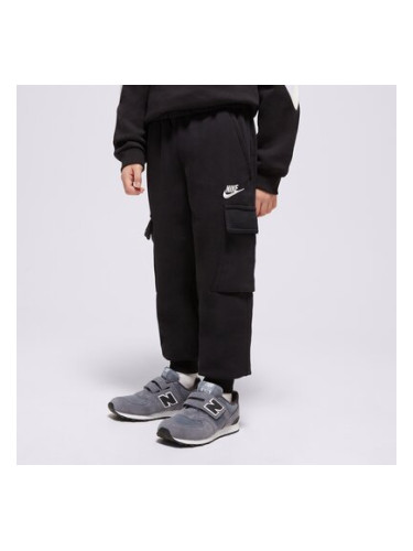 Nike Панталони K Nsw Club Flc Crgo Pnt Lbr Boy детски Дрехи Панталони FD3012-010 Черен