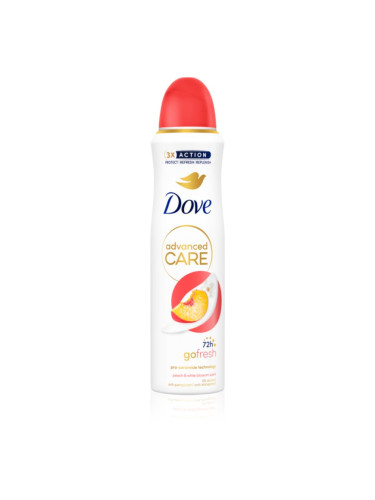 Dove Advanced Care Go Fresh Peach & White Blossom дезодорант спрей 150 мл.
