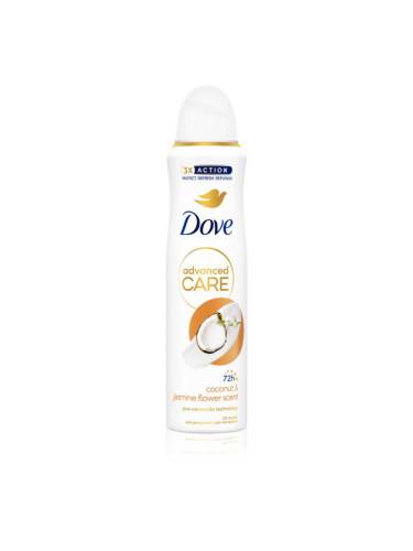 Dove Advanced Care Coconut & Jasmine Flower Scent дезодорант спрей 150 мл.