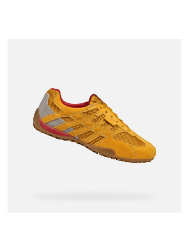 Yellow men's sneakers Geox Snake Original - Men's