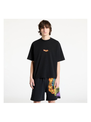 Тениска Marcelo Burlon County Flame Boxy T-Shirt Black/ Red L