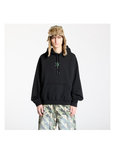 Суитшърт Marcelo Burlon County Goth Boxy Hoodie Black/ Deep Green S