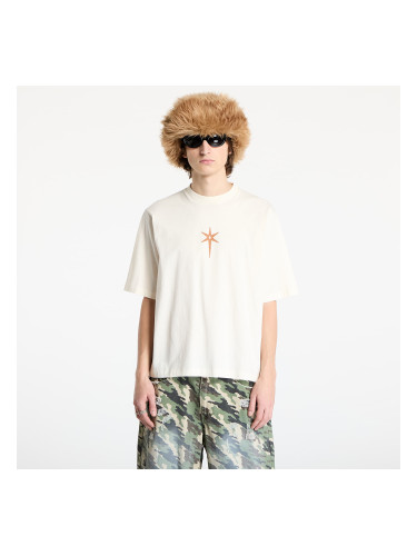 Тениска Marcelo Burlon County Goth Boxy T-Shirt Ecru Brown L