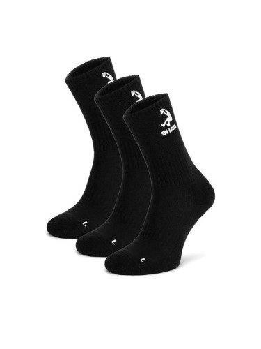 Shaq Дълги чорапи AS_SHQ_H_001W_SS25 (3-PACK) Черен