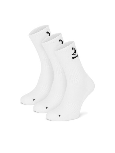 Shaq Дълги чорапи AS_SHQ_H_001W_SS25 (3-PACK) Бял