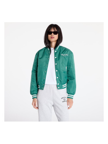 Bomber Sporty & Rich Wellness Boucle Varsity Jacket UNISEX Alpine/ White M