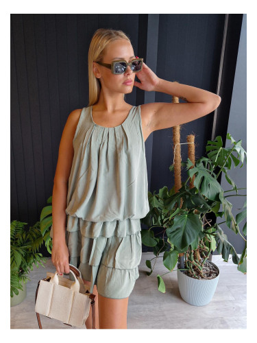 Edoti Petticoat dress with ruffles